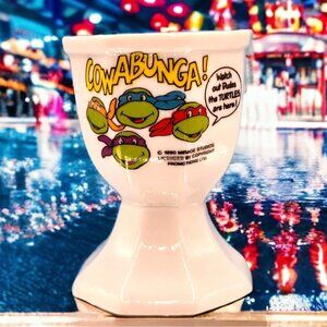 Teenage Mutant Ninja Turtles Eggcup from 1990 Cowabunga TMNT Collector v1 Englan
